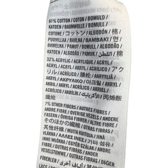 Hollister Soft Silver Metallic Sweater w/Sparkles and Lace back Women’s Large - Picture 8 of 8